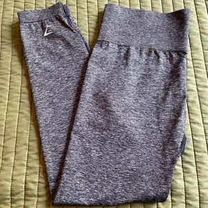 Gymshark Adapt Marl leggings in black marl XL